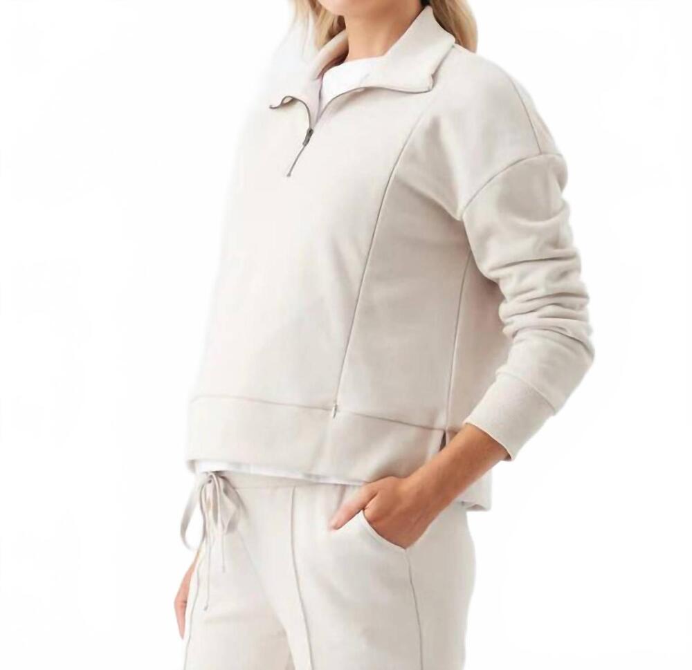 NEW RIPE terry nursing sweatshirt in chalk